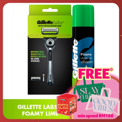 GILLETTE Labs Razor 1s + Foamy Lime 50g