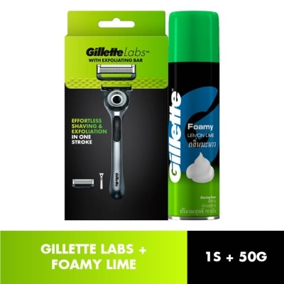 GILLETTE Labs Razor 1s + Foamy Lime 50g