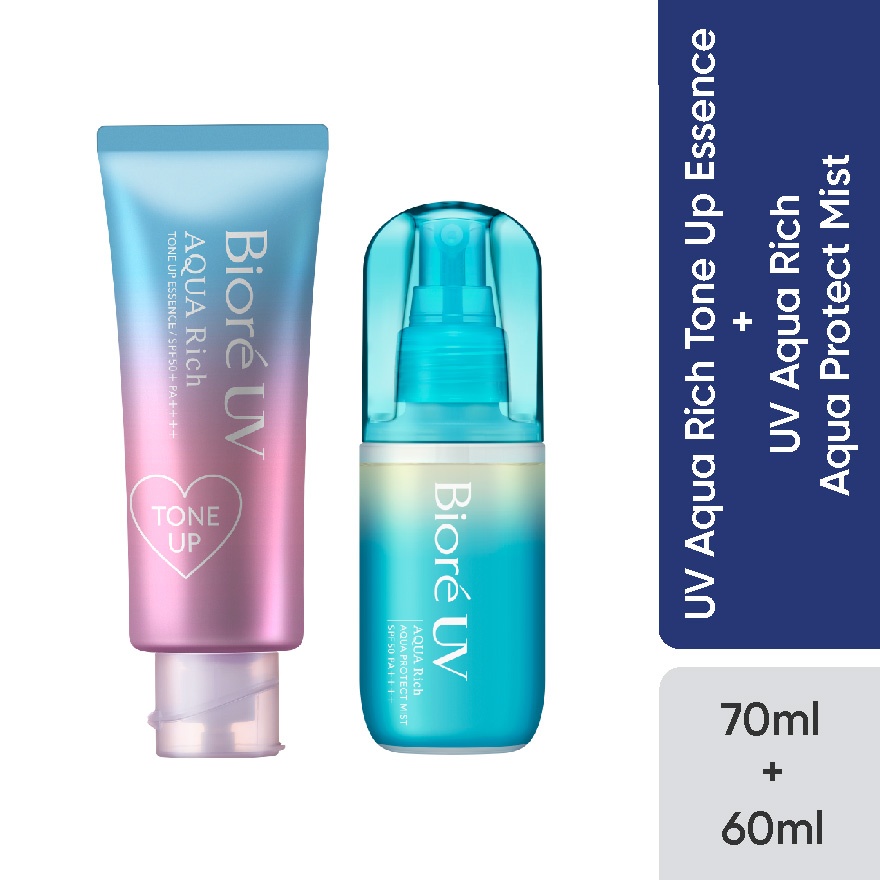 Uv Aqua Rich Tone Up Essence + Uv Aqua Rich Aqua Protect Mist Set image