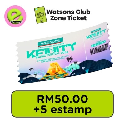 WATSONS ESTAMP WS KFINITY TICKET 1PAX