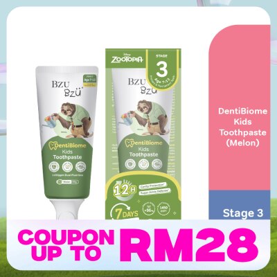 BZU BZU DentiBiome Kids Toothpaste Melon Stage 3 (7-12 Yrs) 50g