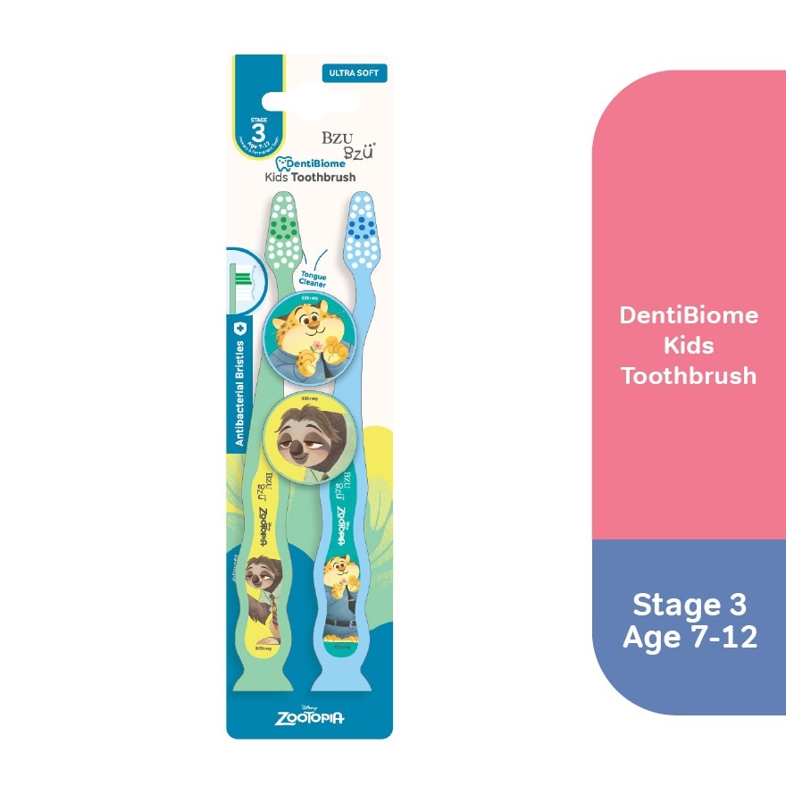 DentiBiome Kids Toothbrush Stage 3 (7-12Yrs) 2s