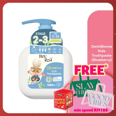 BZU BZU DentiBiome Kids Toothpaste Blueberry Stage 2-3 (2-12Yrs) 150g