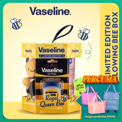 VASELINE Queenbee Festive Lip 7G + Gluta Hya Dewy Radiance Lotion 70ml