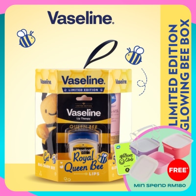VASELINE Queenbee Festive Lip 7G + Gluta Hya Dewy Radiance Lotion 70ml