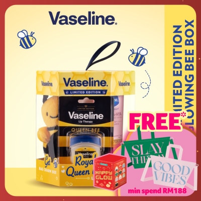VASELINE Queenbee Festive Lip 7G + Gluta Hya Dewy Radiance Lotion 70ml