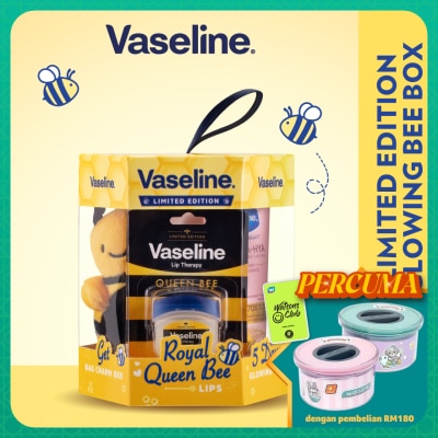 VASELINE Queenbee Festive Lip 7G + Gluta Hya Dewy Radiance Lotion 70ml