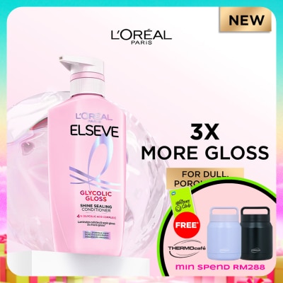 L'OREAL PARIS ELSEVE - Glycolic Gloss Conditioner 375ml