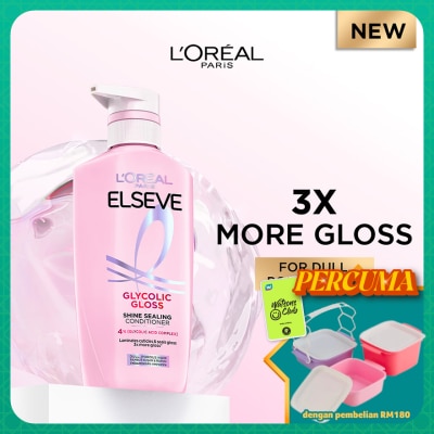 L'OREAL PARIS ELSEVE - Glycolic Gloss Conditioner 375ml