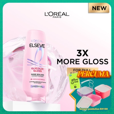 L'OREAL PARIS ELSEVE - Glycolic Gloss Conditioner 265ml