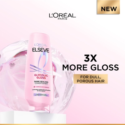 L'OREAL PARIS ELSEVE - Glycolic Gloss Conditioner 265ml