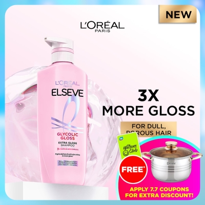 L'OREAL PARIS ELSEVE - Glycolic Gloss Shampoo 620ml