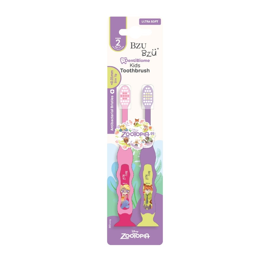 DentiBiome Kids Toothbrush Stage 2 (2-6Yrs) 2s