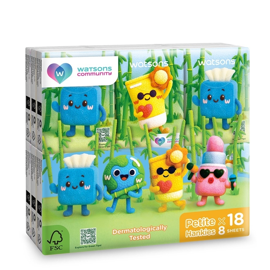 Velvet Petite Hankies 3PlyX8SheetX18S