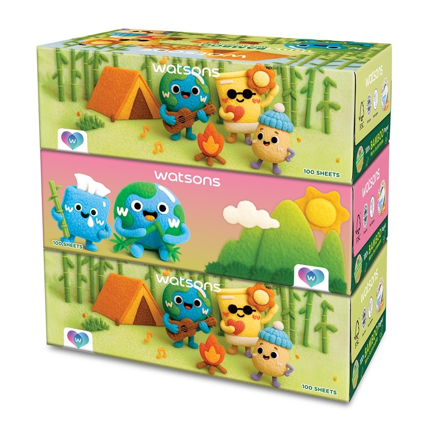 Velvet Facial Tissues (Box) 3plyX100SheetX3S