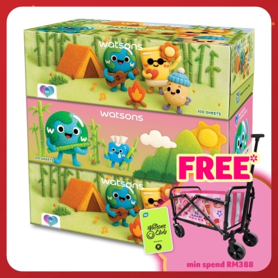 WATSONS Community Velvet Facial Tissues (Box) 3plyX100SheetX3S