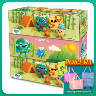 WATSONS Community Velvet Facial Tissues (Box) 3plyX100SheetX3S