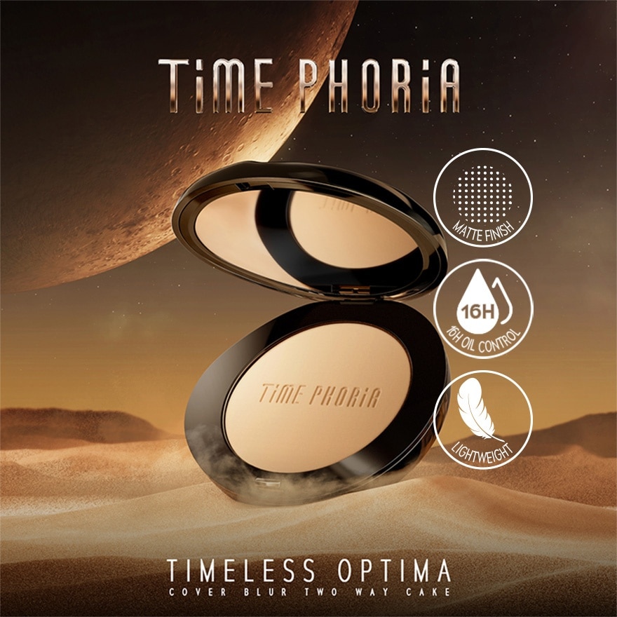 Timeless Optima Cover Blur Skin Perfection Powder Foundation 003 Fawn