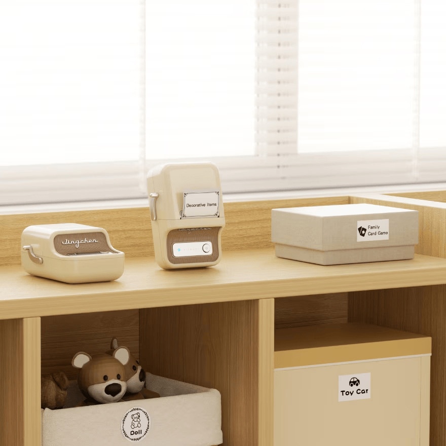 B21PRO Portable Label Printer CREAM WHITE