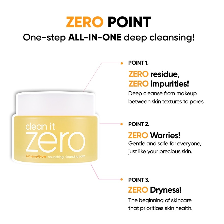 Clean It Zero Nourishing Cleansing Balm 100ml