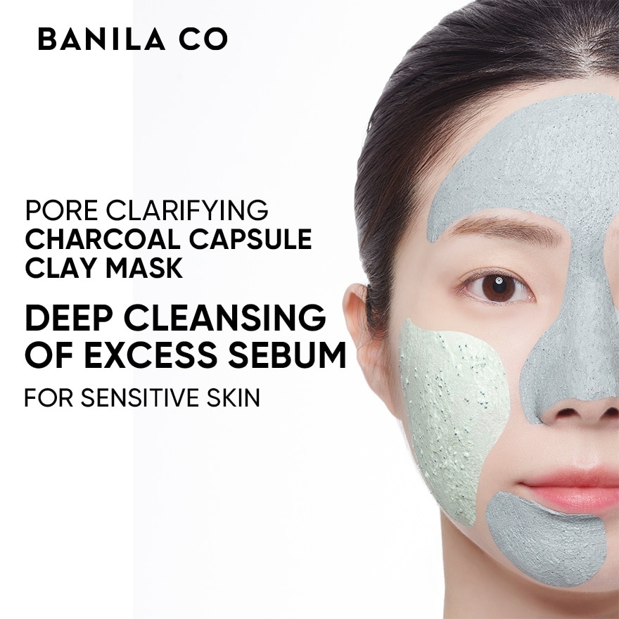 Clean It Zero Pore Clarifying Charcoal Capsule Clay Mask 100g