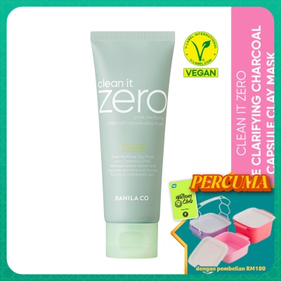 BANILA CO - Clean It Zero Pore Clarifying Charcoal Capsule Clay Mask 100g