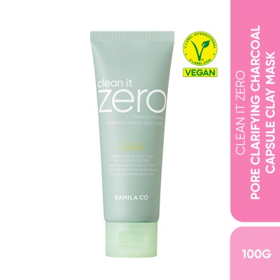 BANILA CO - Clean It Zero Pore Clarifying Charcoal Capsule Clay Mask 100g
