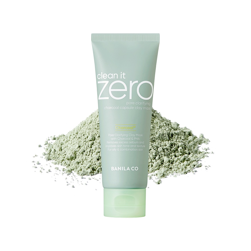 Clean It Zero Pore Clarifying Charcoal Capsule Clay Mask 100g image
