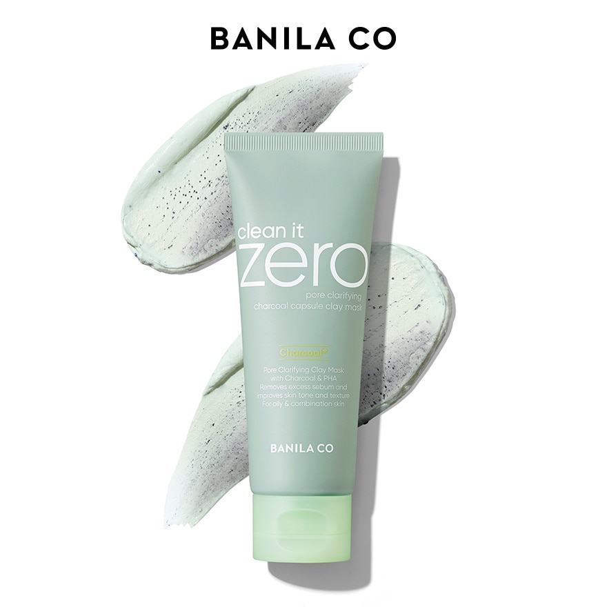 Clean It Zero Pore Clarifying Charcoal Capsule Clay Mask 100g