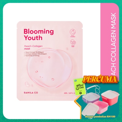BANILA CO - Blooming Youth Peach-Collagen Mask 1s