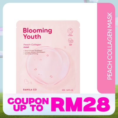 BANILA CO Blooming Youth Peach-Collagen Mask 1s