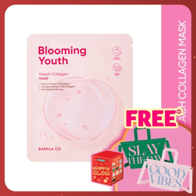 BANILA CO Blooming Youth Peach-Collagen Mask 1s