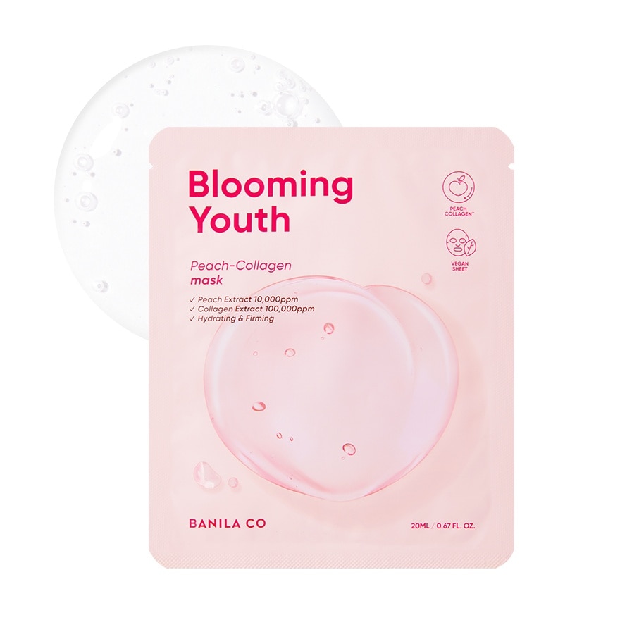 Blooming Youth Peach-Collagen Mask 1s