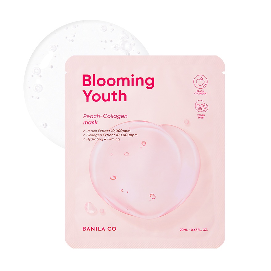 Blooming Youth Peach Collagen Mask 1s image
