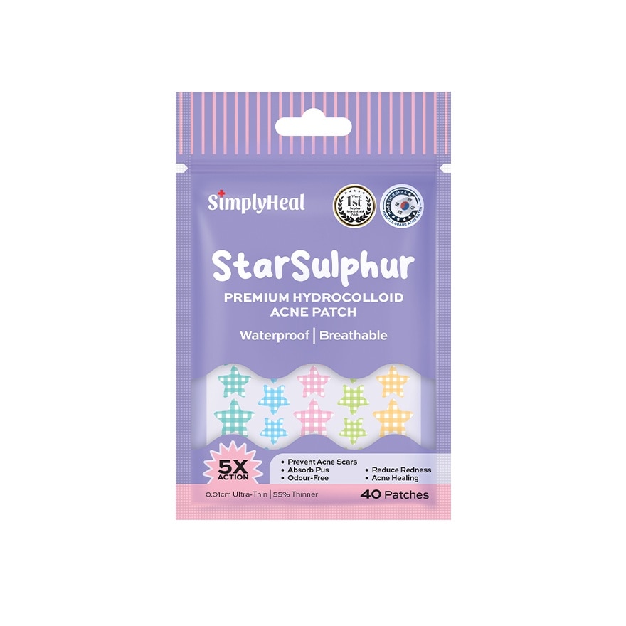 Starsulphur Day & Night Premium Hydrocolloid Acne Patch 40s