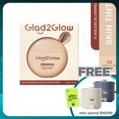 GLAD2GLOW Flawless Blurring Skin Tint 00 Affogato