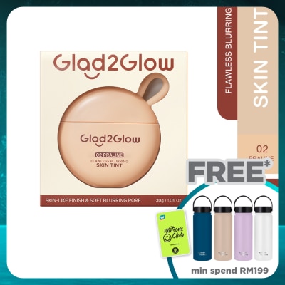 GLAD2GLOW Flawless Blurring Skin Tint 02 Praline