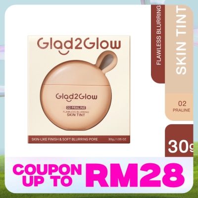 GLAD2GLOW Flawless Blurring Skin Tint 02 Praline