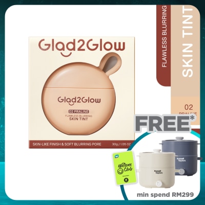 GLAD2GLOW Flawless Blurring Skin Tint 02 Praline