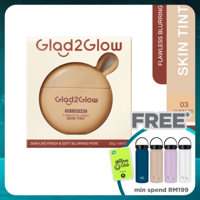 GLAD2GLOW Flawless Blurring Skin Tint 03 Custard