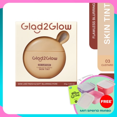 GLAD2GLOW Flawless Blurring Skin Tint 03 Custard