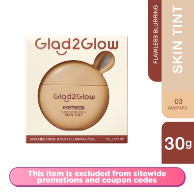 GLAD2GLOW - Flawless Blurring Skin Tint 03 Custard