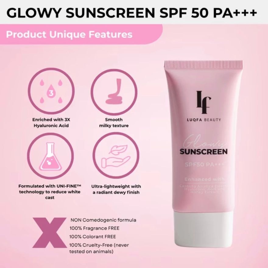 Glowy Sunscreen SPF 50 PA+++ 50ml