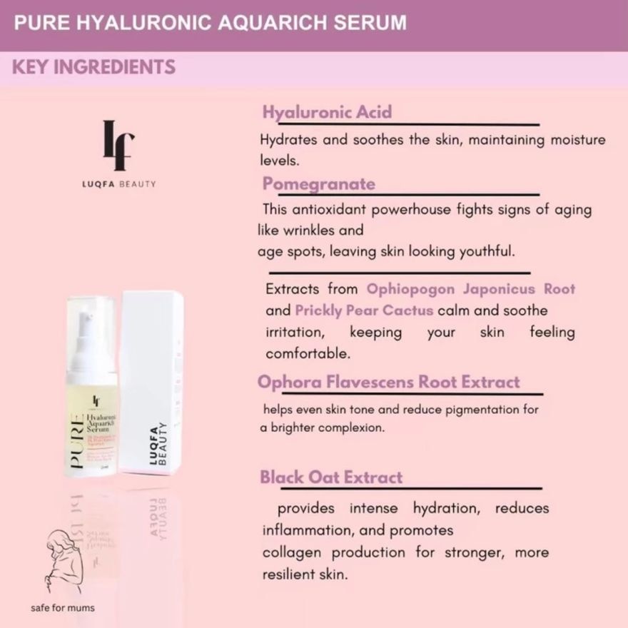 Pure Hyaluronic Aquarich Serum 20ml