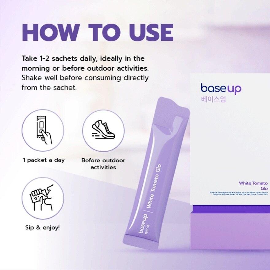 White Tomato Glo Ready To Dink 25g x 14s