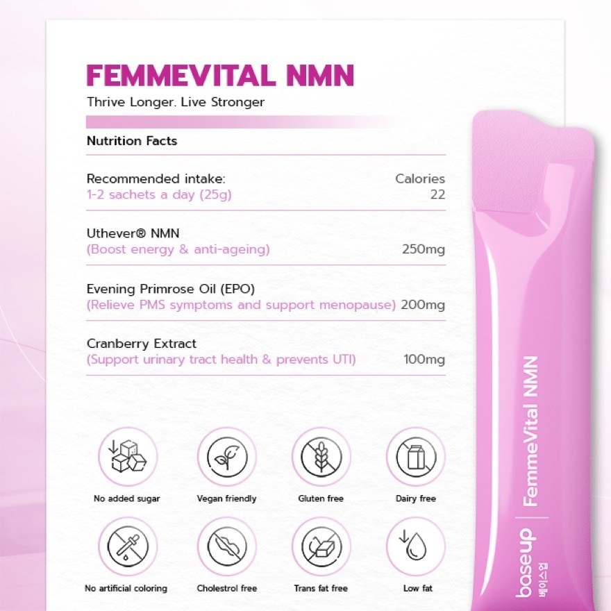 FemmeVital NMN Ready To Drink 25g x 14s