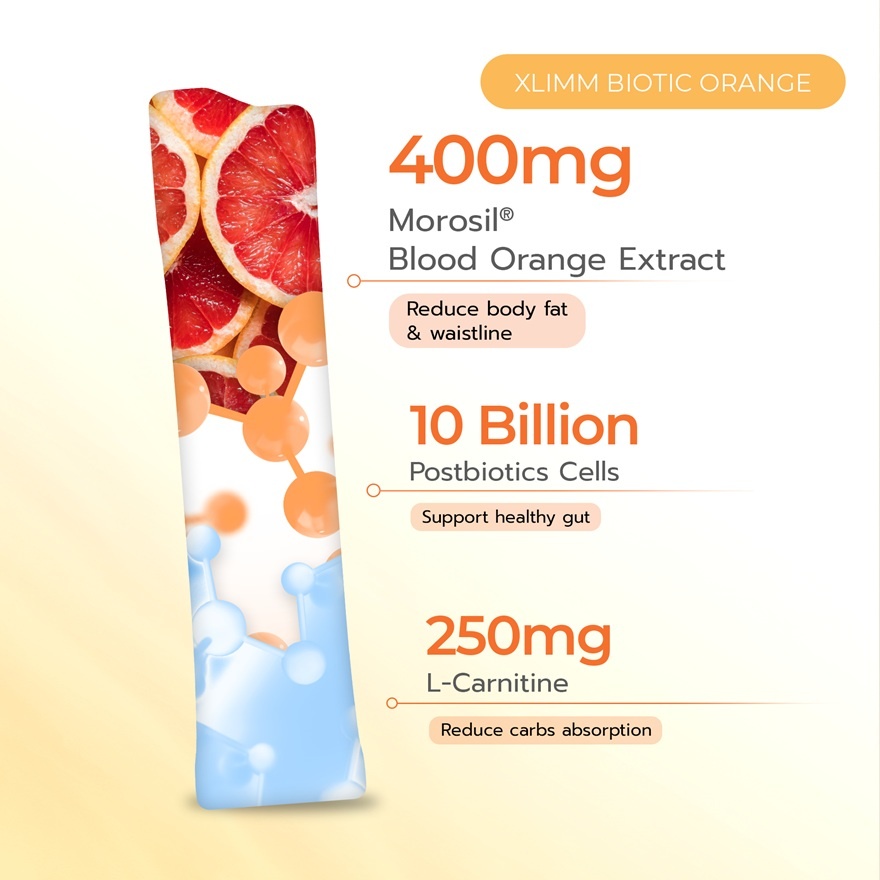 Xlimm Biotic Orange Ready To Drink 25g x 14s image