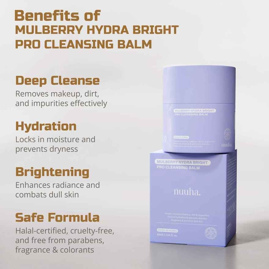 Beauty Mulberry Hydra Bright Pro Cleansing Balm 45ml
