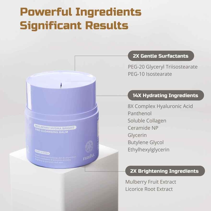 Beauty Mulberry Hydra Bright Pro Cleansing Balm 45ml