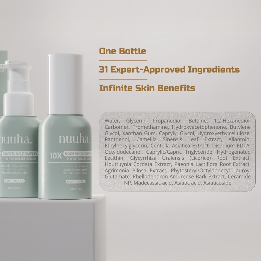 10x Soothing Complex Hyper Relief Serum 30ml